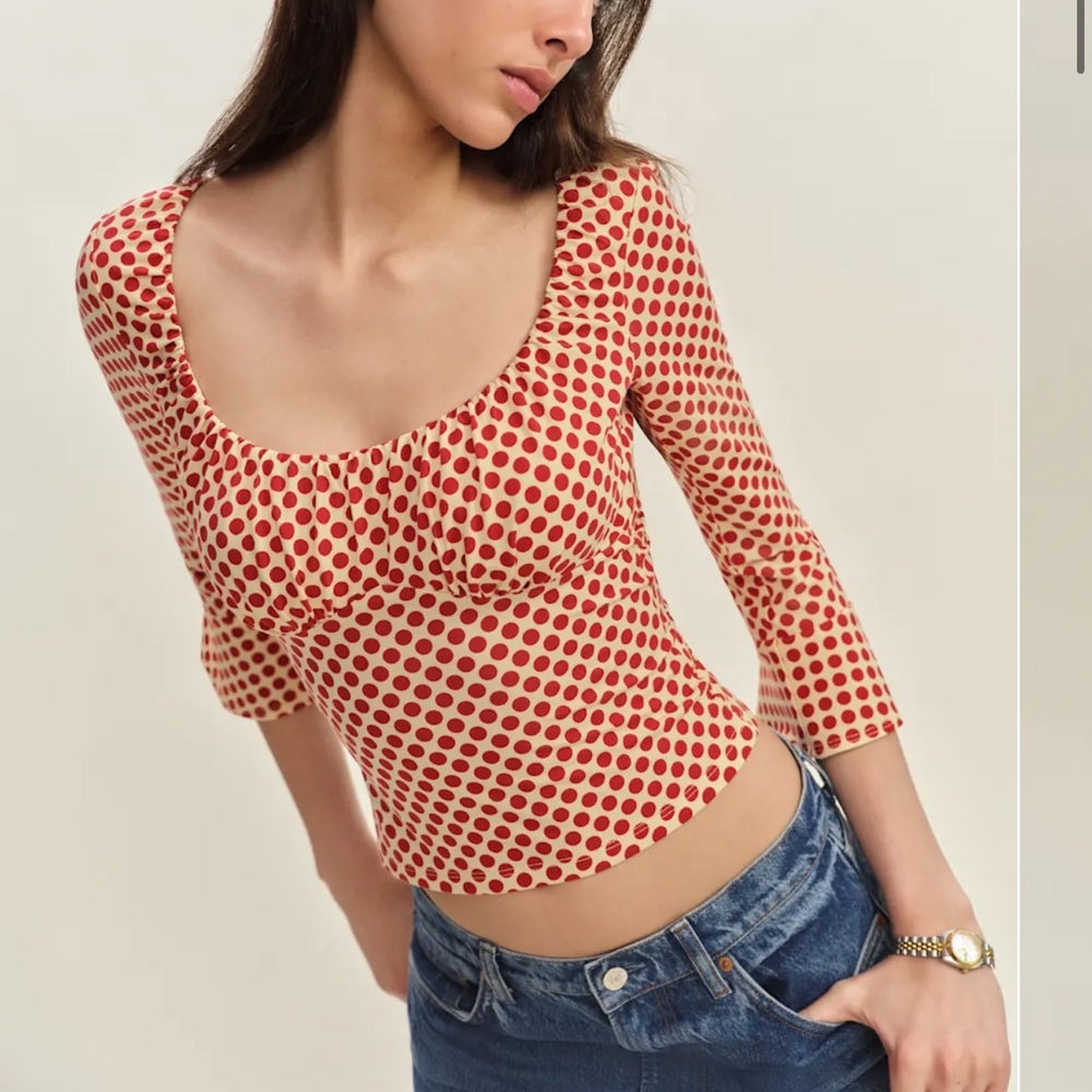 Reformation Effie Knit Top